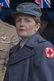 American Red Cross girl